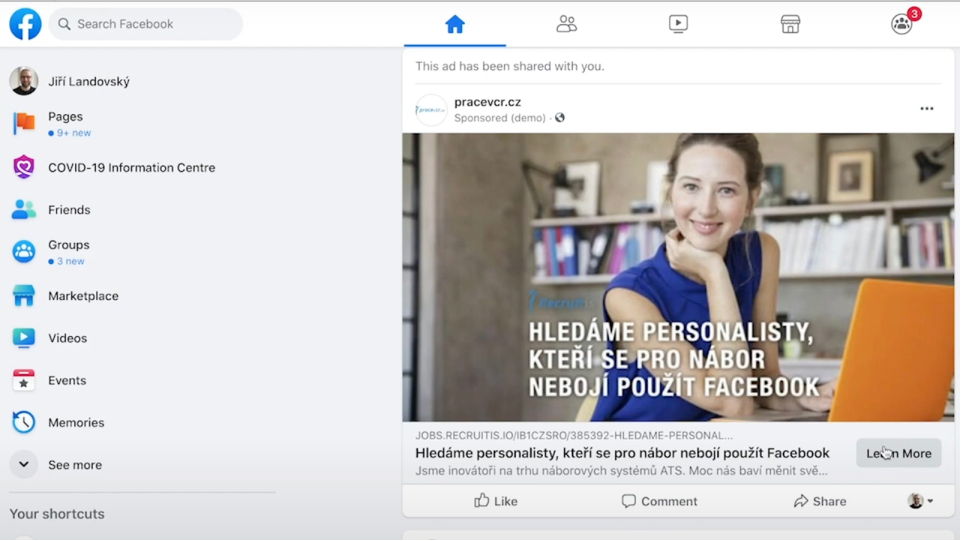 Promote your job post on Facebook without marketing department
