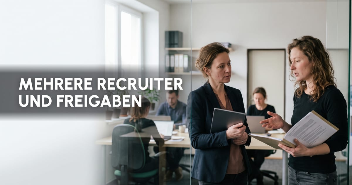 Welches ATS bewältigt mehrere Recruiter und die Genehmigung von Stellen?